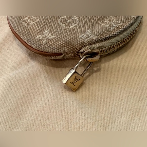 Louis Vuitton Monogram Porte Monnaie Mini Lin Coin Case + box / dust bag - Picture 5 of 12